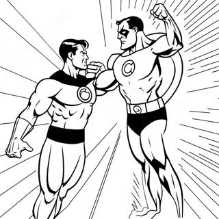 Zold Lampas Vs Sinestro Szinezolap 55913-12238