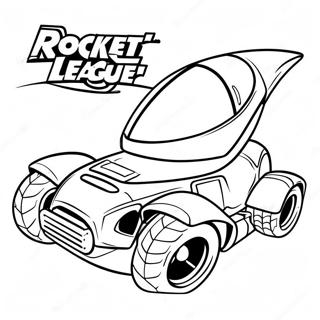 Rocket League Autoverseny Szinezooldal 57105-12489