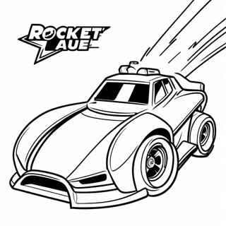 Rocket League Autoverseny Szinezooldal 57105-12491