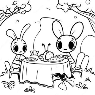 Hangya Csalad Piknik Szinezooldal 57298-12542