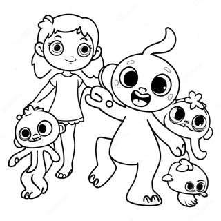 Abby Hatcher Es A Baratsagos Szornyek Szinezooldal 58118 12721