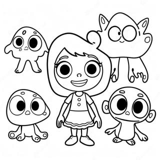 Abby Hatcher Es A Baratsagos Szornyek Szinezooldal 58118 12722