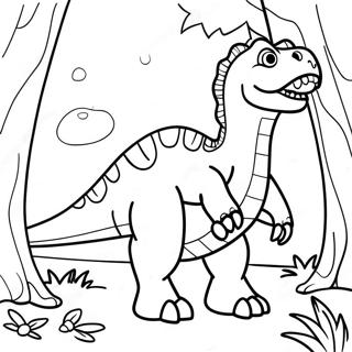 Gigantosaurus Egy Dzsungelben Szinezolap 58375 12776