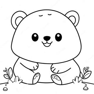 Boldog Squishmallow Medve Szinezolap 58919 12906