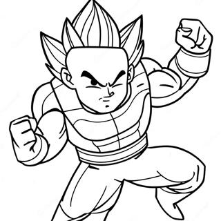 Vegeta Harci Pozban Szinezolap 5900-1102