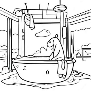 Elvitt Szellem Furdohaz Jelenet Szinezolap 62140 13692