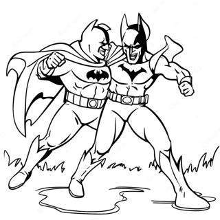 Batman A Jokerral Harcol Szinezolap 6270-2349