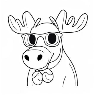 Rajzfilm Javorszarvas Napszemuvegben Szinezolap 63432 14059