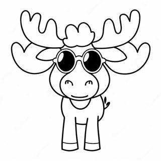 Rajzfilm Javorszarvas Napszemuvegben Szinezolap 63432 14060