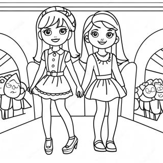 Polly Pocket Divatbemutato Szinezolap 63610 14100