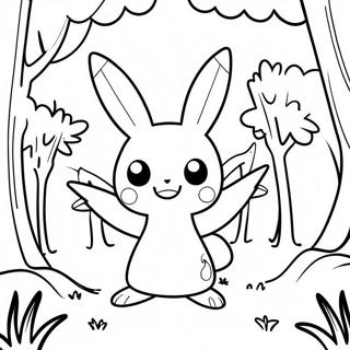 Mimikyu Egy Varazslatos Erdoben Szinezolap 64060-14207