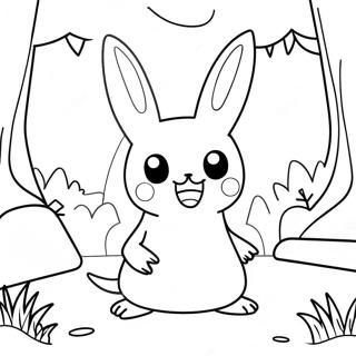 Mimikyu Egy Varazslatos Erdoben Szinezolap 64060-14208