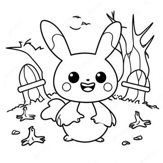 Mimikyu Egy Kiserteties Temetoben Szinezolap 64063 14219