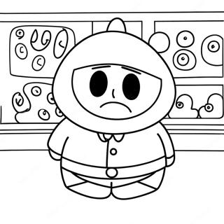 Cartman Vicces Arckifejezessel Szinezolap 64619-13747