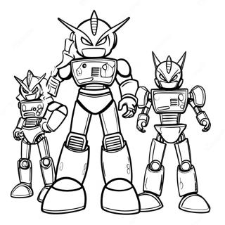 Fem Sonic Robotokkal Szinezolap 64705-13833