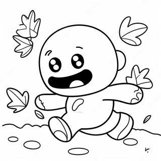 Jatekos Fall Guys Karakter Csuszik Szinezo Oldal 64909-14001