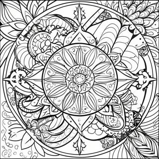 Kreativ Geometrikus Mandalak Szinezolap 65077-13424