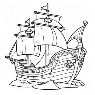 Szines Kalozhajo Szinezooldal 65815-14399