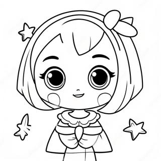 Kawaii Anime Lany Nagy Szemekkel Szinezolap 65909-14414