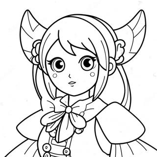 Anime Lany Fantazia Oltozetben Szinezolap 65910-14417