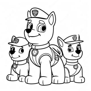 Karácsonyi Paw Patrol Színezők