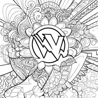 Komplex Wwe Logo Szinezolap 67529-14776