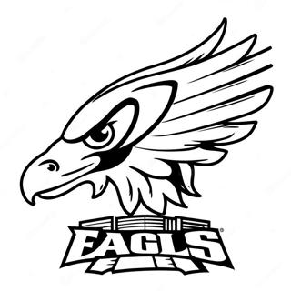 Philadelphia Eagles Logo Szinezolap 68494-14990