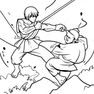 Itadori Yuji Atokkal Harcol Szinezolap 68861-15073