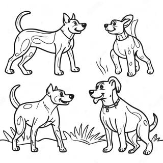 Szines Vadaszkutyak Akcioban Szinezolap 69034-15121