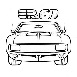 Izmos Dodge Charger Szinezolap 69676-15258