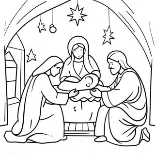 Adventi Betlehem Szinezolap 69962-15323