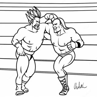 Elenk Wwe Bajnoki Merkozes Szinezolap 70048 15343