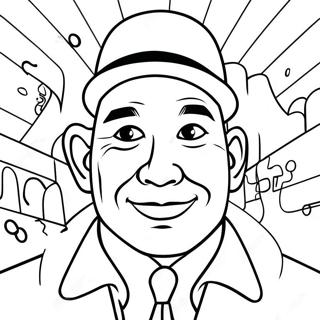 Szines Gangster Graffitis Fal Szinezolap 71402-15631