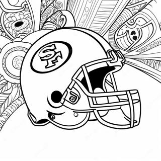 49ers Logo Szinezolap 71905-15765