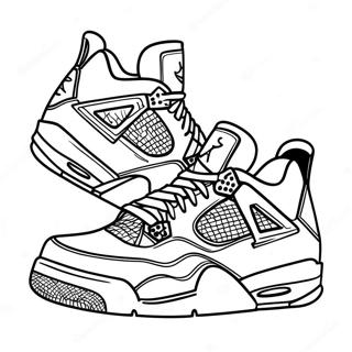 Meno Jordan 4 Cipo Szinezo Oldal 72211-16011