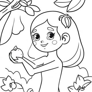 Eva Tilalmas Gyumolcsot Szed Szinezo Oldal 72289-16079