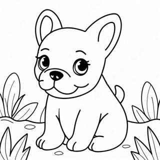 Cuki Francia Bulldog Kolyok Szinezolap 72337-16112