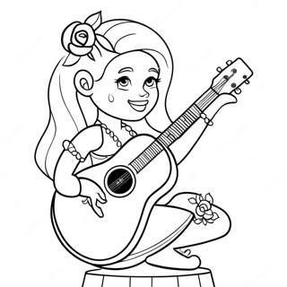 Rose Gitarozo Szinezo Oldal 72546-16284