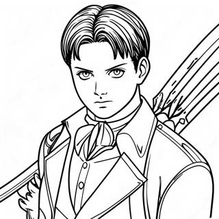 Levi Ackerman Kesekkel Szinezo Oldal 72597-16318