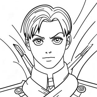 Levi Ackerman Kesekkel Szinezo Oldal 72597-16319