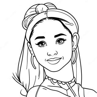 Ariana Grande Szinezolap 72619-16327