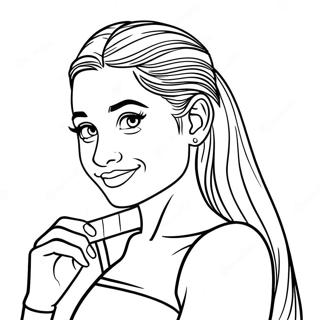 Ariana Grande Szinezolap 72619-16328