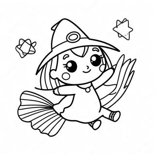 Cuki Boszorkany Repul A Seprun Szinezolap 72646-16351