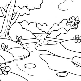 Lagy Folyo Aramlo Vizzel Szinezolap 72725-16415