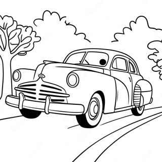 Doc Hudson Klasszikus Auto Szinezolap 7280 1328