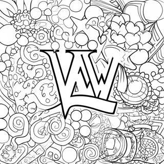 Szorakoztato Wwe Logo Kosd Ossze A Pontokat Szinezolap 73805 17256