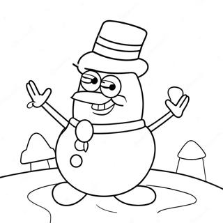 Spongebob Hoember Jelmezben Szinezolap 73936-17363