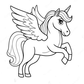 Elegans Pegazus Naplementeben Szinezooldal 74114-17497