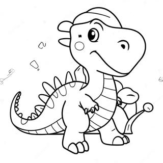 Unnepi Dinoszaurusz Karacsonyi Fenyekkel Szinezolap 74217 17579