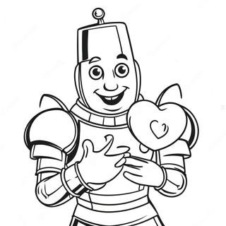 Badogember Szivvel Szinezolap 74702 17957